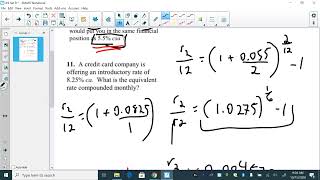 45 Set B Equivalent Interest Rates Applications [upl. by Eiramanna]