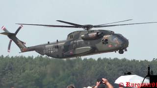 HD Tag der Bundeswehr 2018  Holzdorf  Sikorsky Ch 53 Solo Display [upl. by Ilario185]