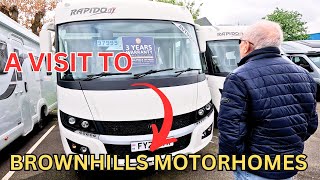 Exploring the vans at Brownhills Motorhomes  HabService did it pass [upl. by Niar]