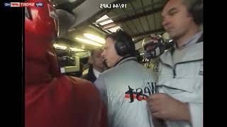 Michael Schumacher pierde la cabeza con David Coulthard tras Choque [upl. by Kciredohr927]