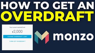 How To Get an Overdraft in Monzo 2024 [upl. by Mikel]