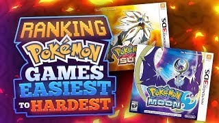 Ranking All The Pokemon Games Easiest to Hardest [upl. by Ellatsirhc]