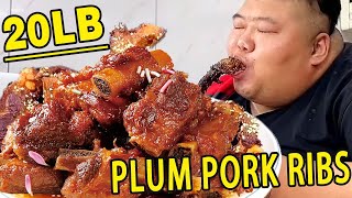 Brother Monkey makes ”Mei Plum Spare Ribs” its super delicious to eat in big mouthfuls [upl. by Yojenitsirk240]