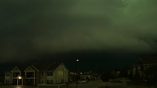 Derecho with DESTRUCTIVE 80 MPH Wind Tree Damage footage morning  Maryville MO  June 29 2023 [upl. by Oidgime]