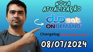 NOVA ATUALIZAÇÃO DUOSAT 08072024 [upl. by Lanie]