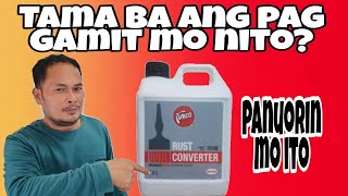 DIY  STEP BY STEP PROCEDURES ON HOW TO USE RUST CONVERTER PAANO ANG TAMANG PAGGAMIT NG TURCO [upl. by Anomahs]