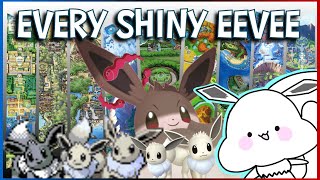 Catching Shiny Eevee In Every Pokémon Region [upl. by Hilary641]