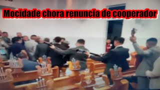 1692TRISTEZA NA CCB Mocidade chora e canta na renuncia do coop de jovens Ir Valério de ItaririSP [upl. by Ybbob]