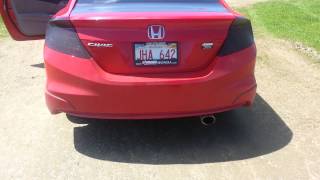 2013 Honda civic LX Borla cat back exhaust [upl. by Fariss651]