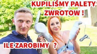 KUPILIŚMY PALETY ZWROTÓW KONSUMENCKICH  Ile zarobimy  palety zwroty zarobek [upl. by Gherlein]