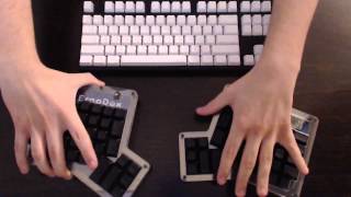 ErgoDox Opensource Split Fully Programmable Ergonomic Mechanical Keyboard Review [upl. by Ahsitaf]