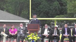 Nidal Hishmehs Graduation Speech 2014 [upl. by Sokram]