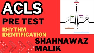 ACLS Pre Course Pre Test  Rhythm identification part 2 [upl. by Thurnau402]