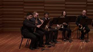 Fredonia Saxophone Ensemble amp Quartets [upl. by Willing877]