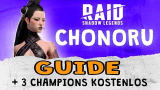 Сhonoru RAID Shadow Legends Guide Build Ausrüstung  epische Helden Code 🇩🇪 Deutsch 🇩🇪 [upl. by Featherstone]