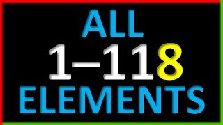 ALL 118 ELEMENTS ATOMIC NUMBER MASS NUMBER ATOMIC WEIGHT TOTAL ELEMENTS  118 ELEMENTS NAME [upl. by Silrac]