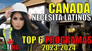 🚨Las 6 FORMAS INFALIBLES de MIGRAR A CANADÁ 2023 Y 2024🍁Hasta en 14 días y GRATIS [upl. by Yrehc]