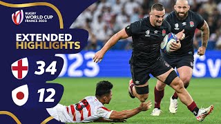 England triumph over Brave Blossoms  England v Japan  Rugby World Cup 2023 Extended Highlights [upl. by Ahsenahs505]