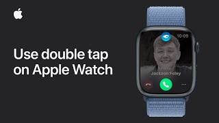 How to use double tap on Apple Watch  Apple Support [upl. by Marina214]