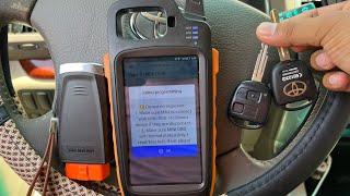 TOYOTA ID4D 6768 ALL KEY LOST PROGRAMMING BY KEY TOOL MAX amp MINI OBD TOOL AND PROGRAM TOYOTA REMOTE [upl. by Anailli]