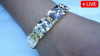 Learn how to make an 18k gold hollow bracelet 🔥🔨 gold18k viral video goldstyle jewellry [upl. by Sondra]