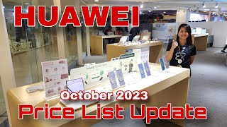 HUAWEI Price List Update October 2023 Huawei Nova Y71  Nova 11 series  Mate Pad series  MateBook [upl. by Andrel]