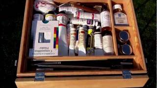 Homemade Pochade Box for Plein Air Oil or Acrylic Painting [upl. by Anaugahs]