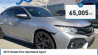 2019 Honda Civic Hatchback 814851 [upl. by Iruahs]