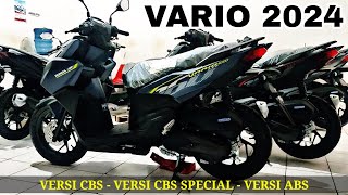 VARIO 160 TERBARU 2024 TERBAGI DUA TYPE DAN 3 HARGA 🔥 [upl. by Strauss]