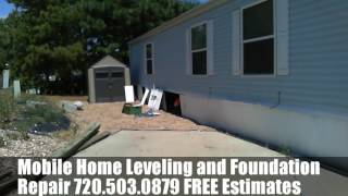 Double Wide Modular Home Leveling [upl. by Valerie]