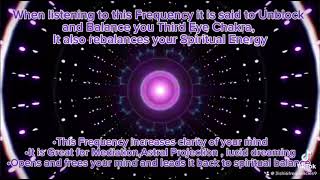 852 HZ PURE TONE SOLFEGGIO FREQUNECY RETURN TO SPIRTUAL ORDER 3RD EYE CHAKRA TUNE UP [upl. by Hannaoj130]