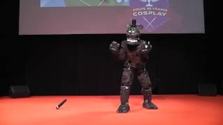 Freddy FNAF by Freddys Cosplay  Coupe de France Cosplay CGC 2017 [upl. by Squire937]