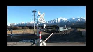 KiwiRail train  The TranzAlpine Departing Springfield 87 2012 [upl. by Ynohta827]