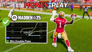 HOW TO RUN THE WR DOUBLE PASS IN MADDEN 25 [upl. by Ajak]