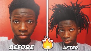 HOW TO INSTANTLY Get FreeForm Dreads ThotBoy Haircut  TUTORIAL [upl. by Einram]