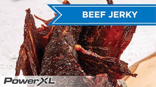 The Best Dehydrated Beef Jerky Recipe  PowerXL Air Fryer [upl. by Akimad]