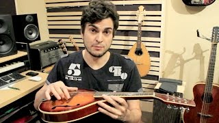 Mandolin Tuning  How to setup the bridge amp intonation [upl. by Vesta597]