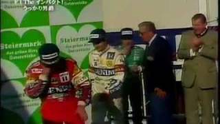 F1  1987 Adelaide GP  Nigel Mansell funny accident [upl. by Retla]