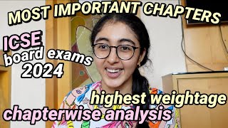 30 CHAPTERWISE WEIGHTAGE STRATEGY for board exams 2024 [upl. by Annovahs673]