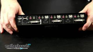 ATEN CubiQ 2x4 DVIHDMI Matrix KVMP Switch Unboxing [upl. by Green316]