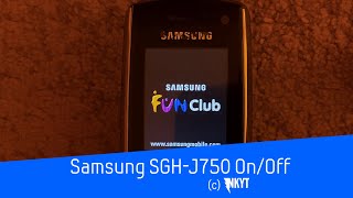 Samsung SGHJ750 OnOff [upl. by Ij]