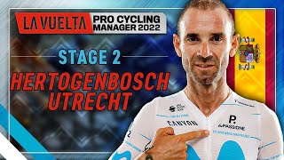 La Vuelta 2022  Stage 2  sHertogenbosch  Utrecht  Pro Cycling Manager 2022 [upl. by Akselav]