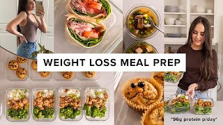 1 hour weight loss meal prep  96g protein per day  super easy pt 3 [upl. by Gaudet]