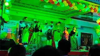 jhijhiya song Niraj nirala20810624dashain special DANDIYA USTAV amp FOOD FIESTA [upl. by Yahsram]