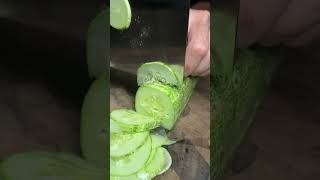 Let’s cut an African Cucumber fyp knife knifesharpening ray knifesharpener rui knives [upl. by Miko]