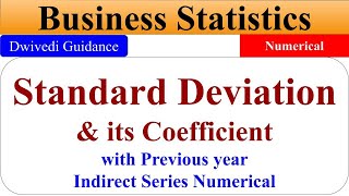 Standard Deviation Statistics standard deviation formula standard deviation individual series [upl. by Tija]