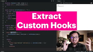 Extract Custom Hooks [upl. by Heinrick]