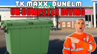 DUMPSTER DIVING SCORES TKMAX DUNELM AND MORE [upl. by Ythomit]