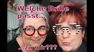 Die selbe Brille an 2 unterschiedlichen Gesichtern  Brillenberatung Tipps der Augen Optikerin [upl. by Aihsekyw793]