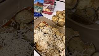 Eggplant Lasagna vegetarian redsauce easy foodpreparation [upl. by Ayotak]